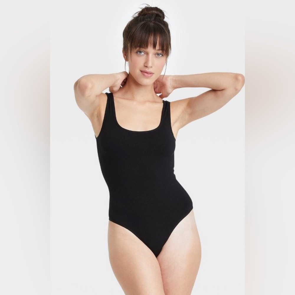 Black Thong Bodysuit